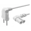 Hama 00221102 power cable White 5 m Power plug type C C7 coupler