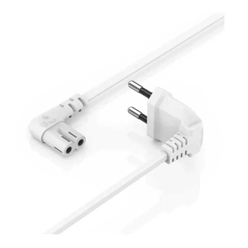 Hama 00221102 power cable White 5 m Power plug type C C7 coupler