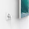 Hama 00221102 power cable White 5 m Power plug type C C7 coupler