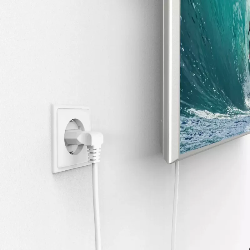 Hama 00221102 power cable White 5 m Power plug type C C7 coupler
