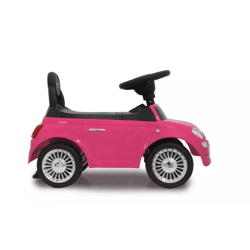 Ride-on car Jamara Fiat 500 Push type 4 wheels Black Pink