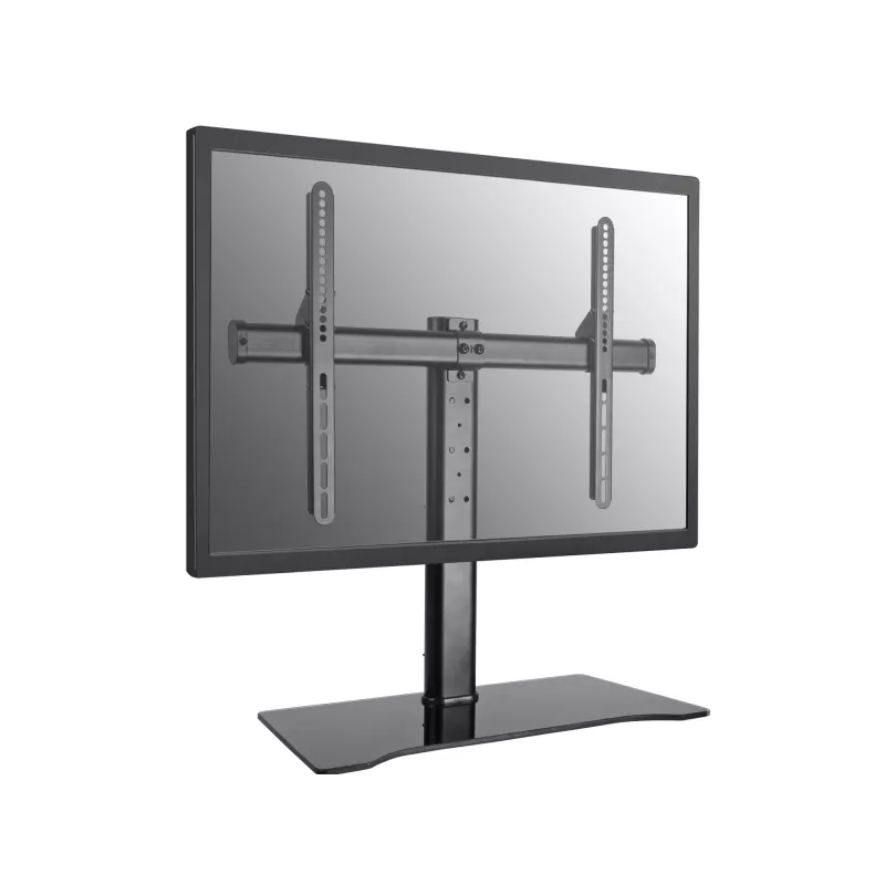 Equip 32 inch-55” TV Tabletop Stand, 81.3 cm (32 inch), 139.7 cm (55 inch), 40 kg, 600 x 400 mm, Glass, Metal, Black