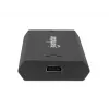 Manhattan M.2 NVMe SSD Enclosure, USB-C Female Connection, 10 Gbps (USB 3.2 Gen2 aka USB 3.1), UASP-compliant, SuperSpeed+ USB, Aluminum, Black, Three Year Warranty