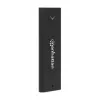 Manhattan M.2 NVMe SSD Enclosure, USB-C Female Connection, 10 Gbps (USB 3.2 Gen2 aka USB 3.1), UASP-compliant, SuperSpeed+ USB, Aluminum, Black, Three Year Warranty
