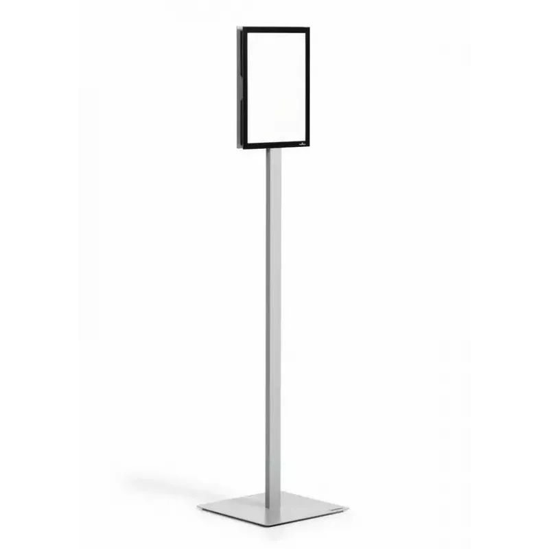 Information stand Durable INFO STAND BASIC A4 Metal Plastic Grey