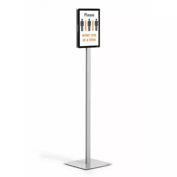 Information stand Durable INFO STAND BASIC A4 Metal Plastic Grey