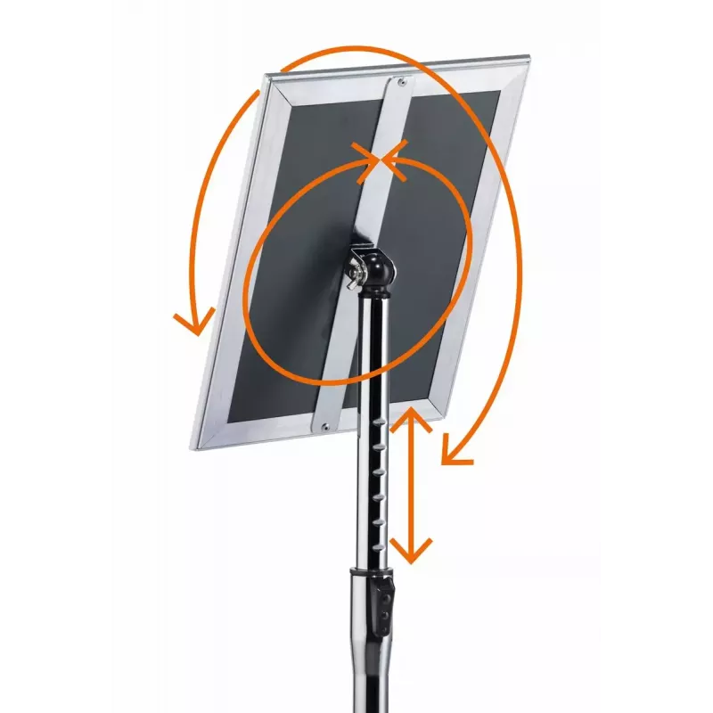 Information stand Durable 479923 A3 Aluminium Plastic Steel Height 1290 mm