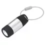 Keychain flashlight TROIKA ECO CHARGE Black Grey LED USB