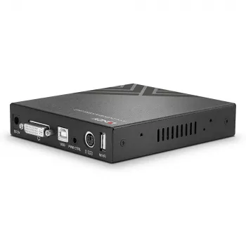 Lindy KVM over IP Access DVI-I, USB and PS/2, Wired, 1920 x 1200 pixels, Metal, CE, UKCA, FCC, CP65, DVI-I, 5 V
