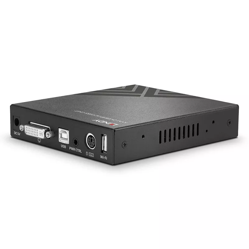 Lindy KVM over IP Access DVI-I, USB and PS/2, Wired, 1920 x 1200 pixels, Metal, CE, UKCA, FCC, CP65, DVI-I, 5 V