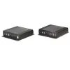 Lindy 140m Cat.6 DVI-D, USB, Audio and RS-232 KVM Extender, Transmitter & receiver, Wired, 140 m, Cat6, 60 Hz, Black