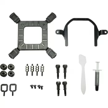 All-in-one Liquid CPU Cooler INTER-TECH Argus Iceman B-240 — 12 cm Fan, Hydraulic Bearing, Black