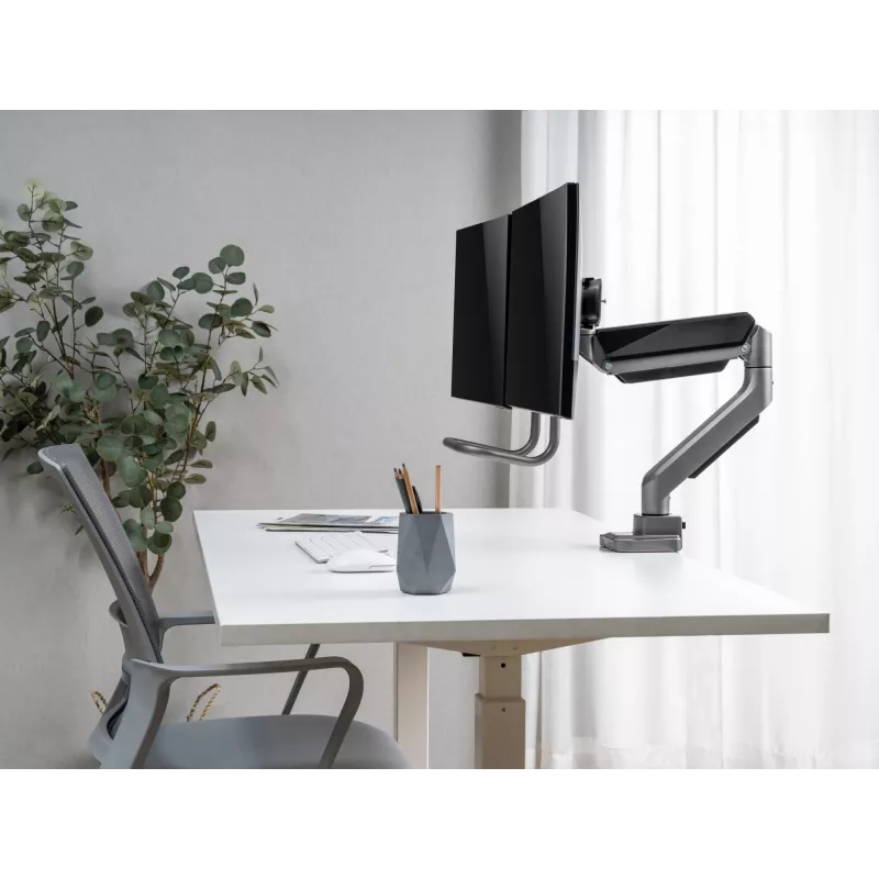 Equip 17 inch-32 inch Dual Monitor Desk Mount Bracket