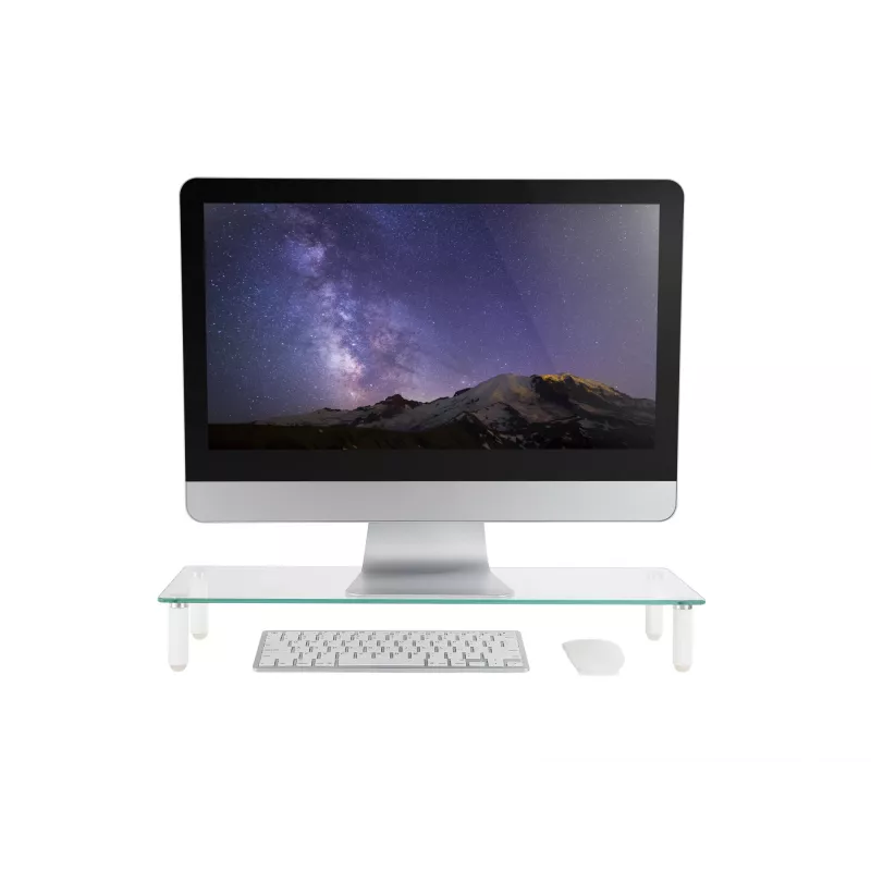 Glass Desktop Monitor Stand Equip 650882