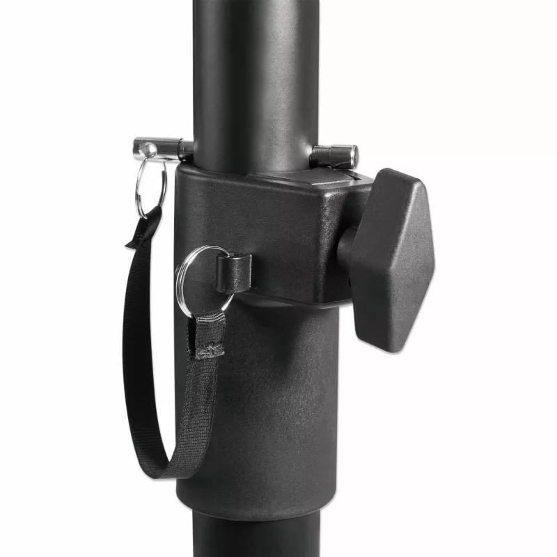 Manhattan Tripod Floor Mount for TV/Monitor/Projector/Laptop, For screens: 13 inch to 32 inch, VESA compatibility: 75x75 and 100x100mm - check the dimensions of the four mounting holes on back of screen to ensure it fits, Max 15kg, Height Adjustable, Black, Bracket