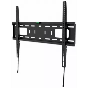 Manhattan Wall Mount for TV & Monitors (Fixed), For screens 37 inch to 65 inch, VESA compatibility: all between 200x200mm to 600x400mm - check the dimensions of the four mounting holes on back of screen to ensure it fits, Max 50kg, Black, Bracket