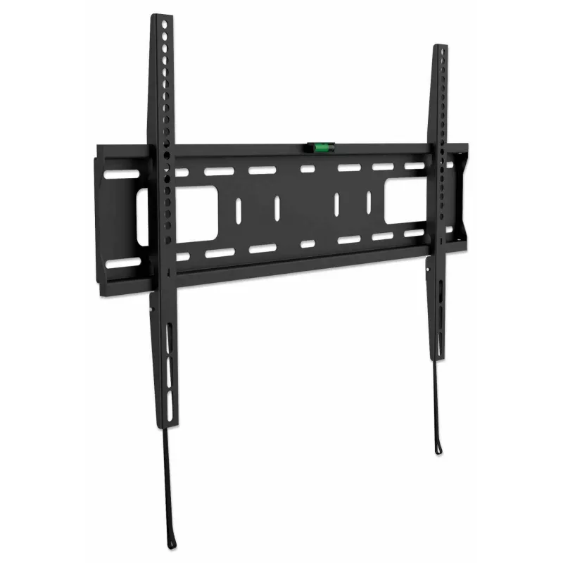 Manhattan Wall Mount for TV & Monitors (Fixed), For screens 37 inch to 65 inch, VESA compatibility: all between 200x200mm to 600x400mm - check the dimensions of the four mounting holes on back of screen to ensure it fits, Max 50kg, Black, Bracket