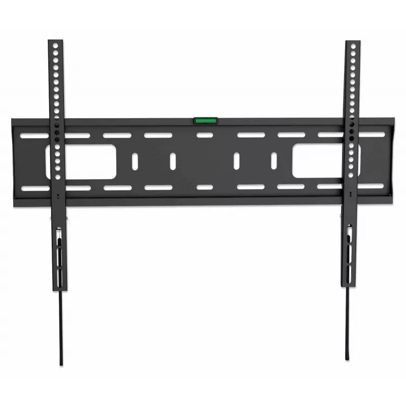 Manhattan Wall Mount for TV & Monitors (Fixed), For screens 37 inch to 65 inch, VESA compatibility: all between 200x200mm to 600x400mm - check the dimensions of the four mounting holes on back of screen to ensure it fits, Max 50kg, Black, Bracket