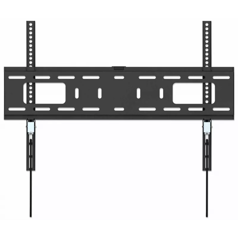 Manhattan Wall Mount for TV & Monitors (Fixed), For screens 37 inch to 65 inch, VESA compatibility: all between 200x200mm to 600x400mm - check the dimensions of the four mounting holes on back of screen to ensure it fits, Max 50kg, Black, Bracket