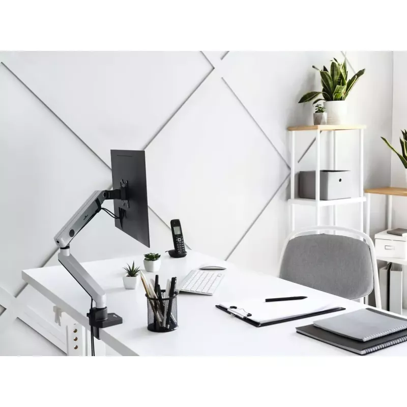 Monitor Mount Durable 509623 81.3 cm Wall Silver Clamp 8 kg
