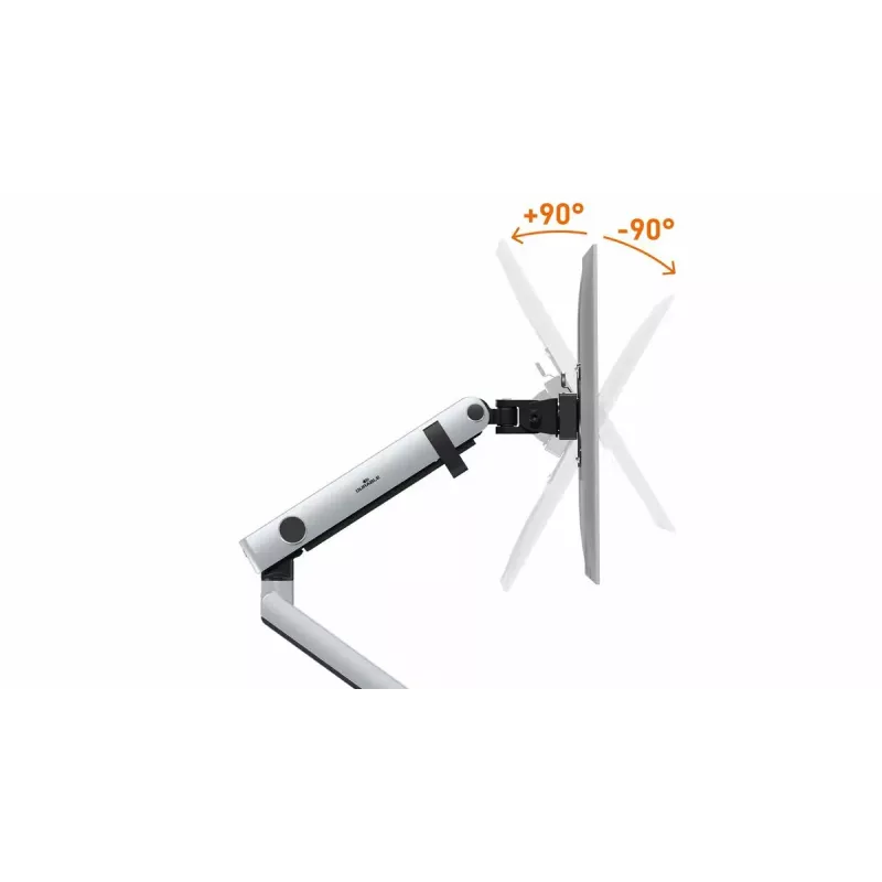 Monitor Mount Durable 509623 81.3 cm Wall Silver Clamp 8 kg