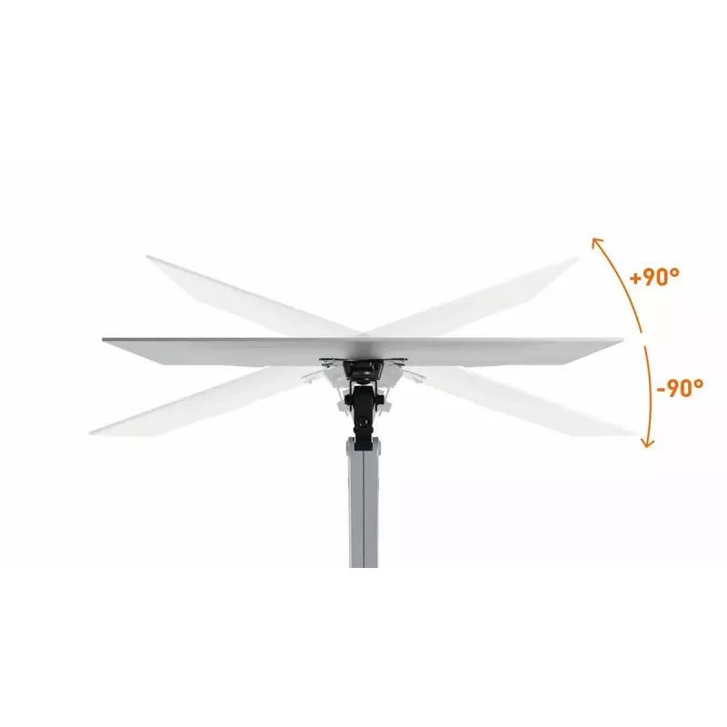 Monitor Mount Durable 509623 81.3 cm Wall Silver Clamp 8 kg