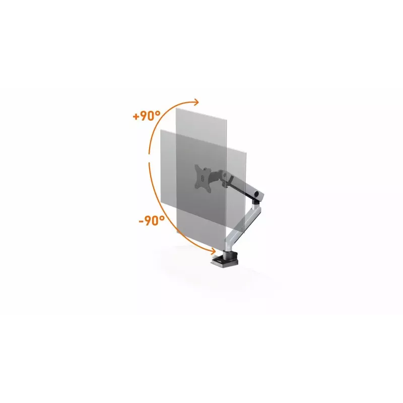 Monitor Mount Durable 509623 81.3 cm Wall Silver Clamp 8 kg