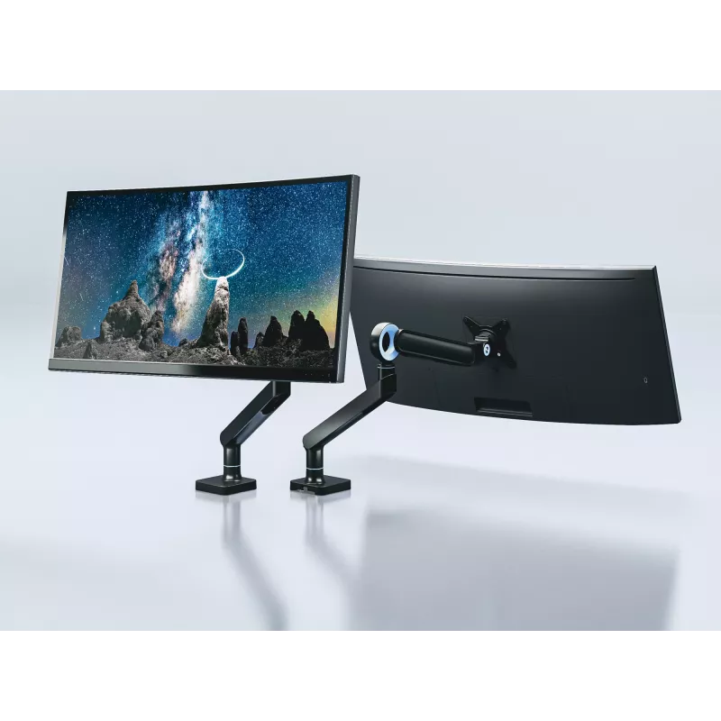 Equip 17 inch-35 inch Premium Monitor Desk Mount Bracket, Black
