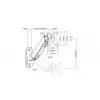 Equip 17 inch-32 inch Single Monitor Wall-Mounted Bracket, Arm length:334mm