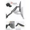 Equip 17 inch-32 inch Dual Monitor Wall-Mounted Bracket