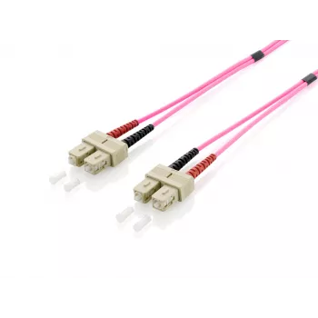 Equip SC/SC Fiber Optic Patch Cable, OM4, 10m, 104 g, 330 mm, 25 mm, 200 mm, 109.38 g