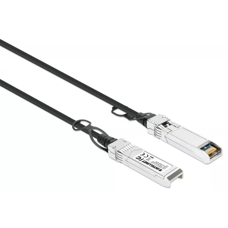 Intellinet 0.5m 10G SFP+ Passive Direct Attach Copper Twinax Cable 30AWG HP 487649-B21 compatible