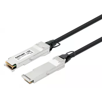Intellinet 1m 40G QSFP+ Passive Direct Attach Copper Twinax Cable 30AWG MSA QSFP-H40G-CU1M compatible