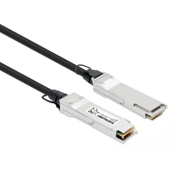 Intellinet 1m 40G QSFP+ Passive Direct Attach Copper Twinax Cable 30AWG MSA QSFP-H40G-CU1M compatible