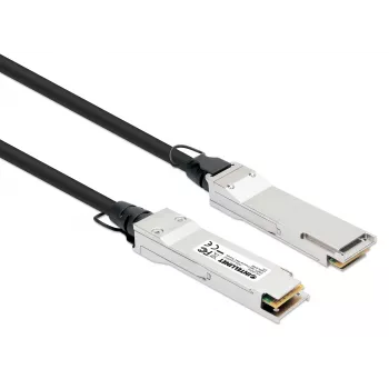 Intellinet 0.5m 40G QSFP+ Passive Direct Attach Copper Twinax Cable 30AWG MSA QSFP-H40G-CU50CM compatible