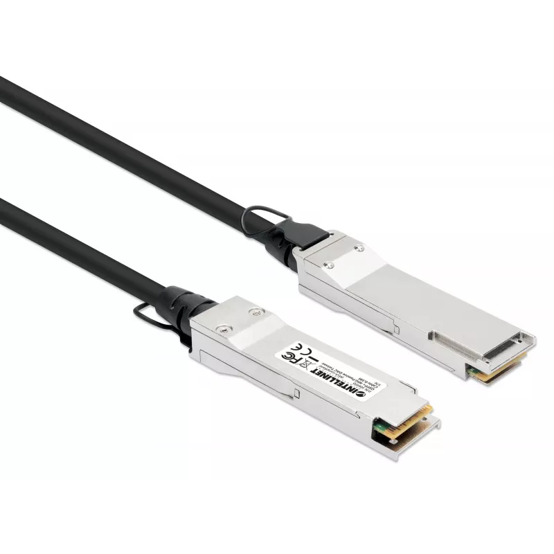 Intellinet 0.5m 40G QSFP+ Passive Direct Attach Copper Twinax Cable 30AWG MSA QSFP-H40G-CU50CM compatible