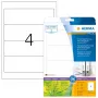 Self-adhesive printer label HERMA 10746 White 19.2x6.1 cm 80 labels