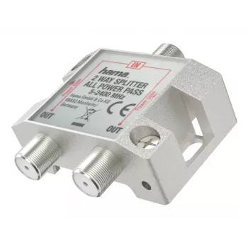 Hama 00205231 cable splitter/combiner Silver