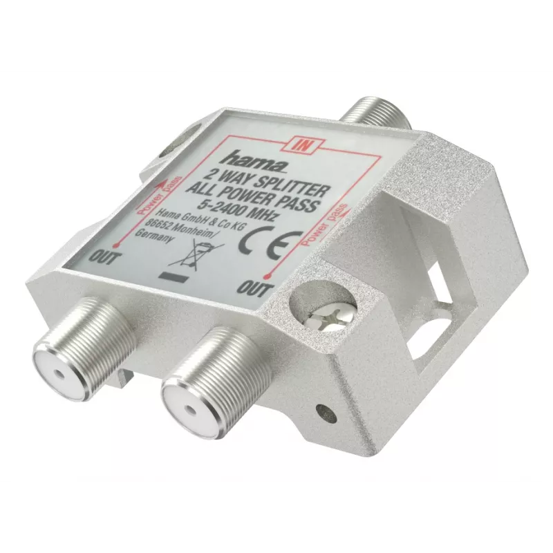 Hama 00205231 cable splitter/combiner Silver