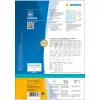 Self-adhesive printer label HERMA 10732 White 9.91x6.77 cm 640 labels