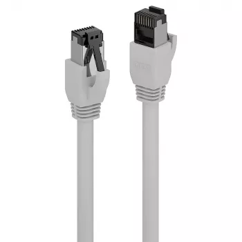 Lindy 2m Cat.8.1 S/FTP LSZH Cable, Grey, 2 m, Cat8.1, S/FTP (S-STP), RJ-45, RJ-45, Grey