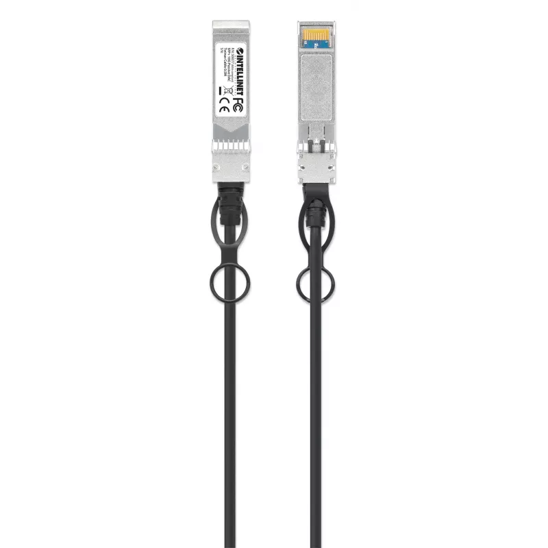 Intellinet 0.5m 10G SFP+ Passive Direct Attach Copper Twinax Cable 30AWG MSA SFP-H10GB-CU50CM compatible