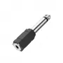Hama Cable Gender Changer 3.5mm to 6.3mm Black Silver 00205195