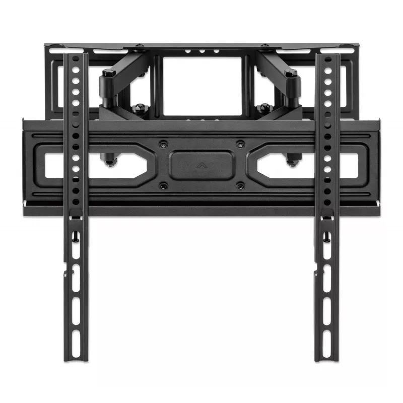 Manhattan Wall Mount for TV & Monitors (Full Motion), For screens 32 inch to 55 inch, VESA compatibility: all between 100x100mm to 400x400mm - check the dimensions of the four mounting holes on back of screen to ensure it fits, Max 40kg, Black, Bracket, Lifetime Warranty