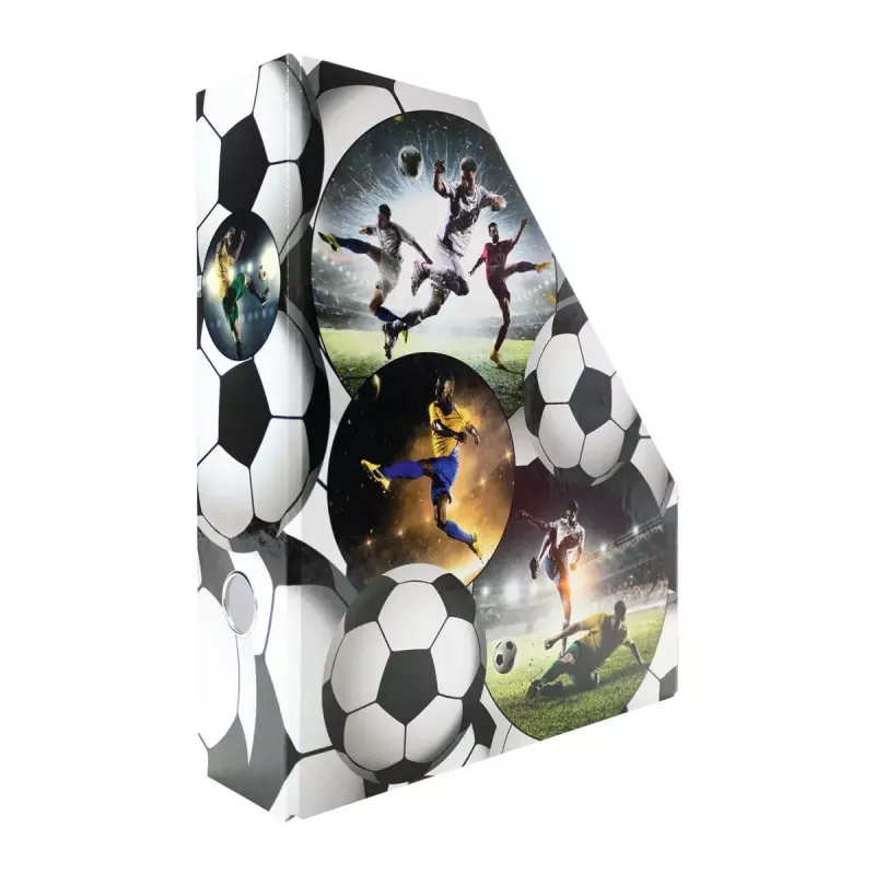 Magazine rack Herma A4 Football 19716 sturdy design football theme