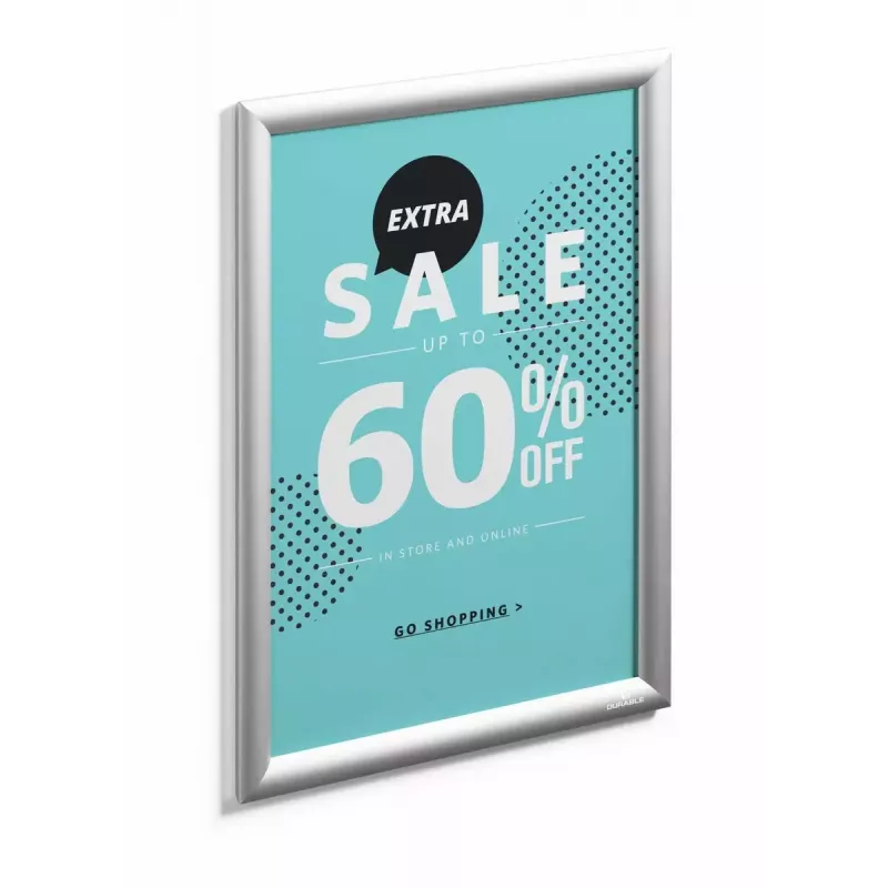 Wall Frame Durable 479723 278x402 mm Rectangle Silver Aluminium