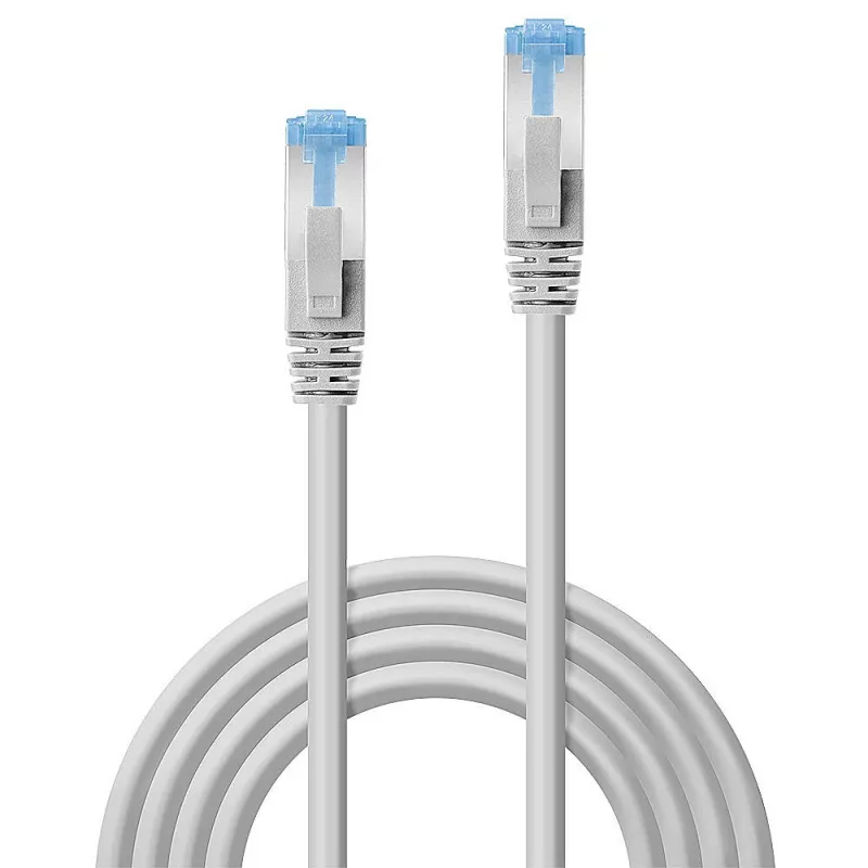 Lindy 15m Cat.6A U/UTP LSZH Cable, Grey, 15 m, Cat6a, U/UTP (UTP), RJ-45, RJ-45, Grey