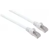 Intellinet Network Patch Cable, Cat6, 20m, White, Copper, S/FTP, LSOH / LSZH, PVC, RJ45, Gold Plated Contacts, Snagless, Booted, Lifetime Warranty