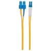 Intellinet Fiber Optic Patch Cable, OS2, LC/SC, 2m, Yellow, Duplex, Single-Mode, 9/125 µm, LSZH, Fibre, Lifetime Warranty