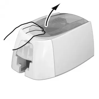 Plastic Card Printer Durable Duracard ID 300